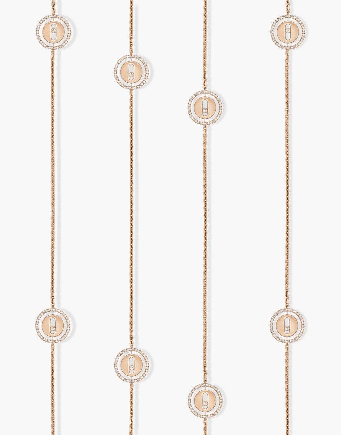 MESSIKA-Lucky Move Long Necklace-ROSE GOLD