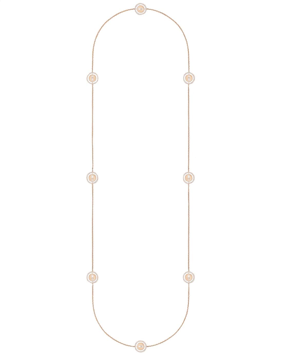 MESSIKA-Lucky Move Long Necklace-ROSE GOLD