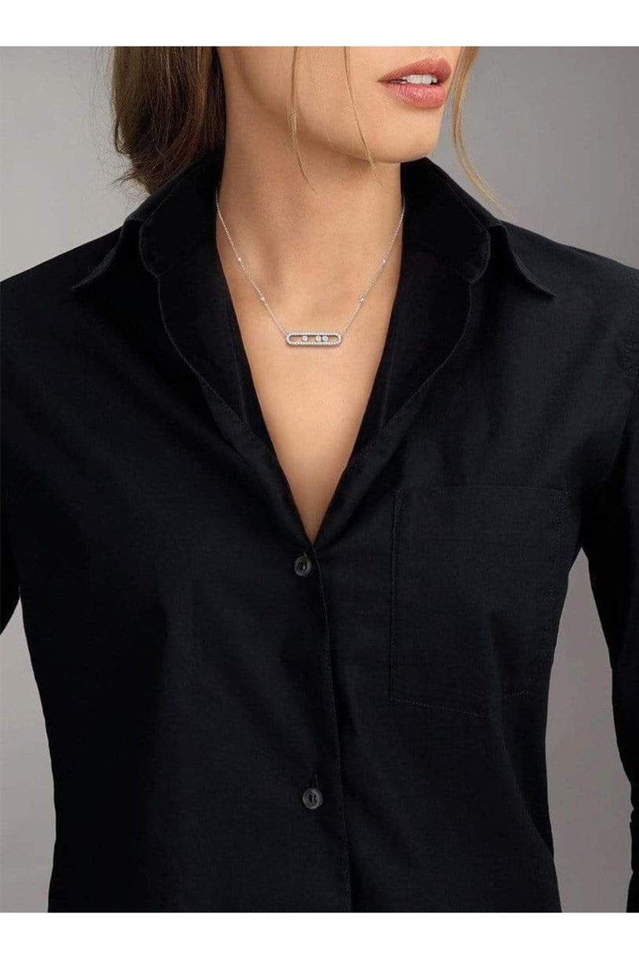 MESSIKA-Move Pave Diamond Necklace-