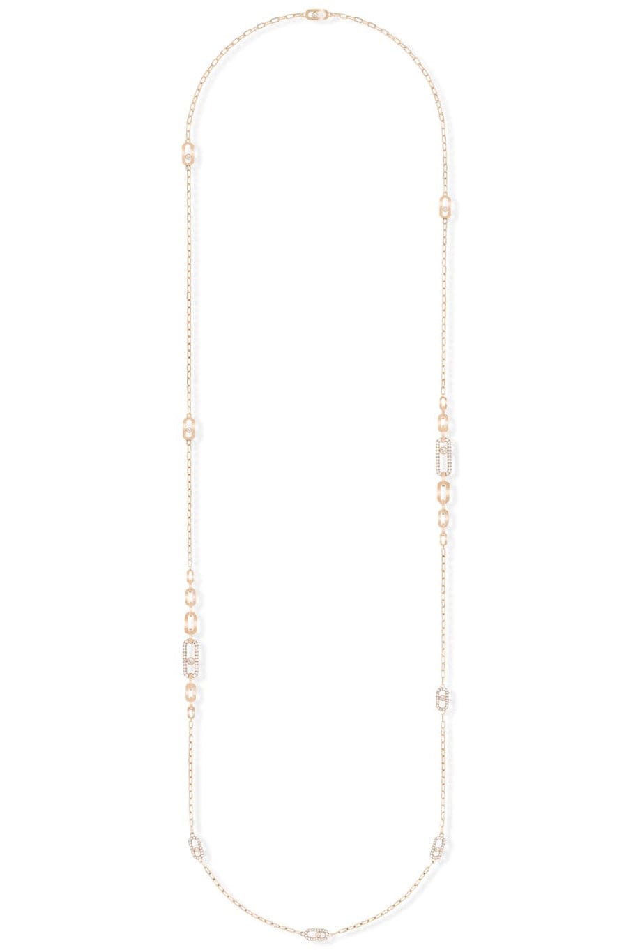 MESSIKA-Move Uno Long Necklace-ROSE GOLD