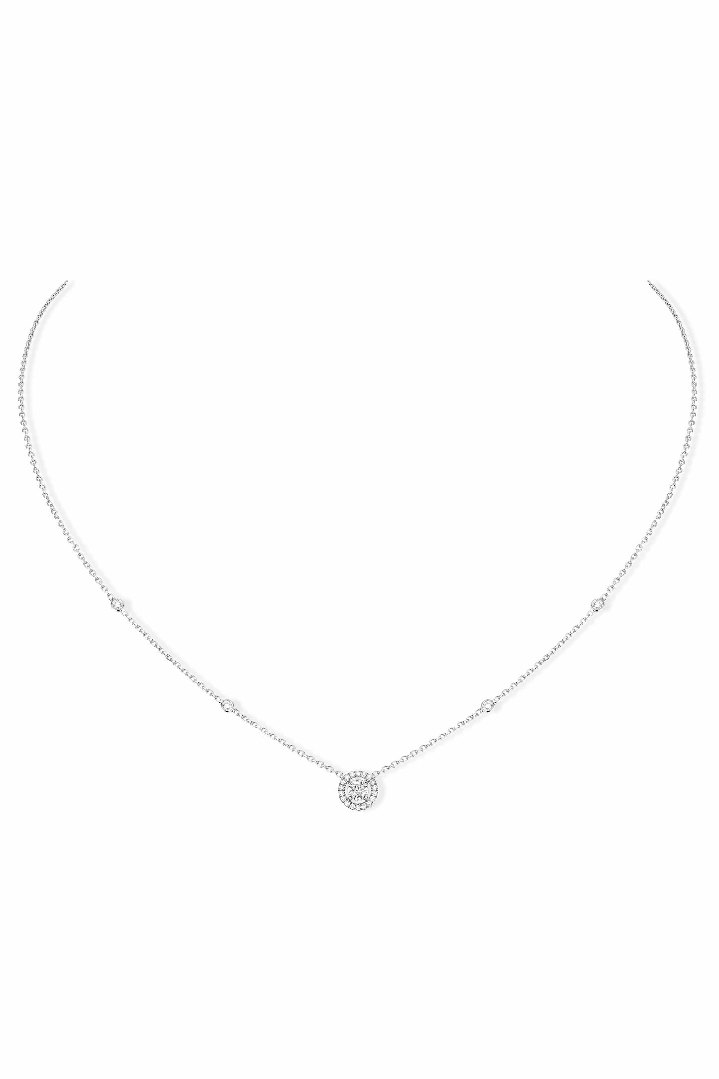 MESSIKA-Joy Diamond Necklace-WHITE GOLD