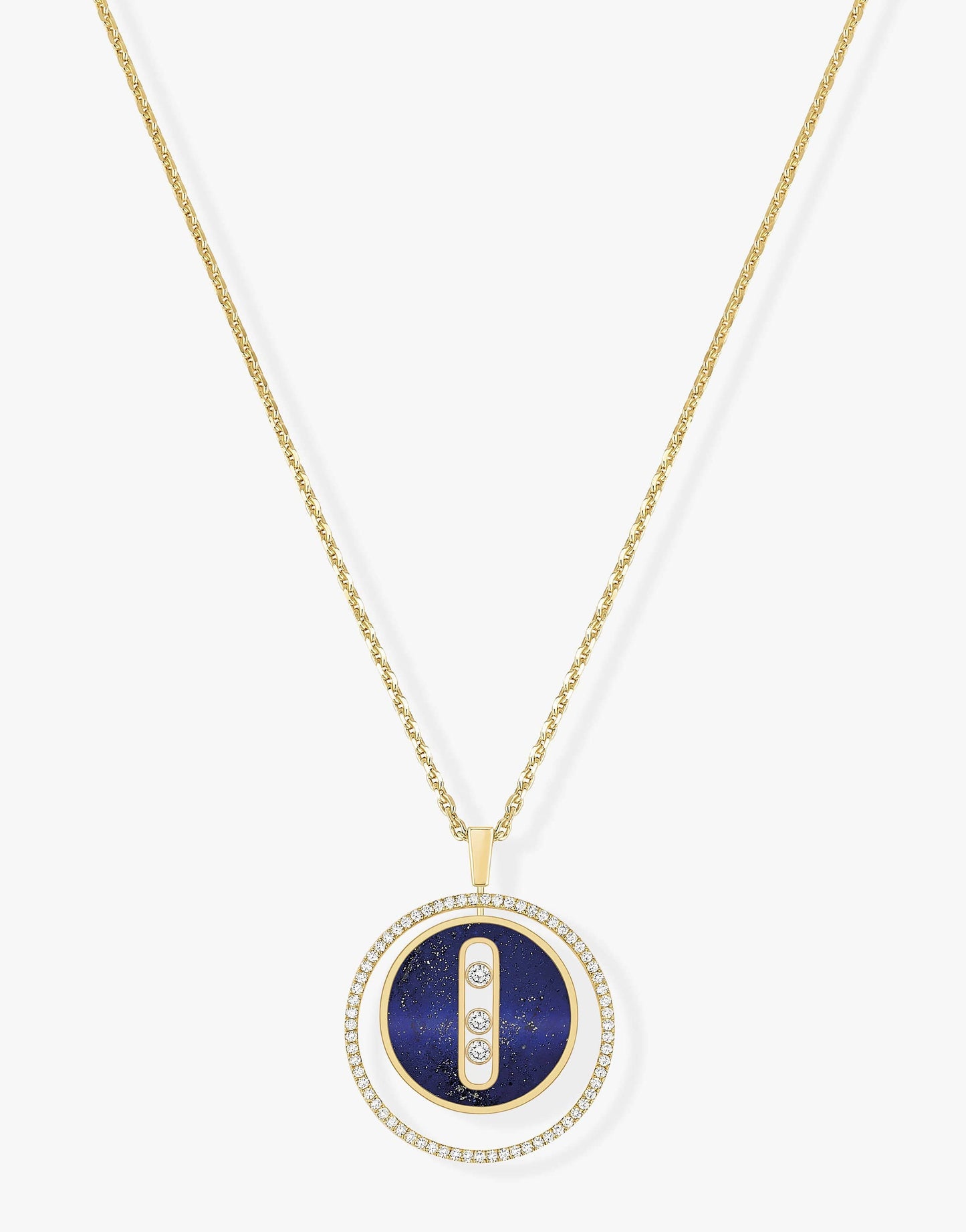 MESSIKA-Lapis Lazuli Lucky Move MM - Yellow Gold-YELLOW GOLD