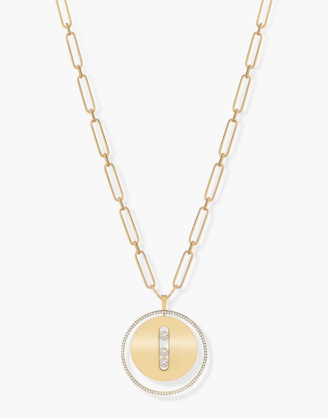 MESSIKA-Lucky Move Long Necklace GM-YELLOW GOLD