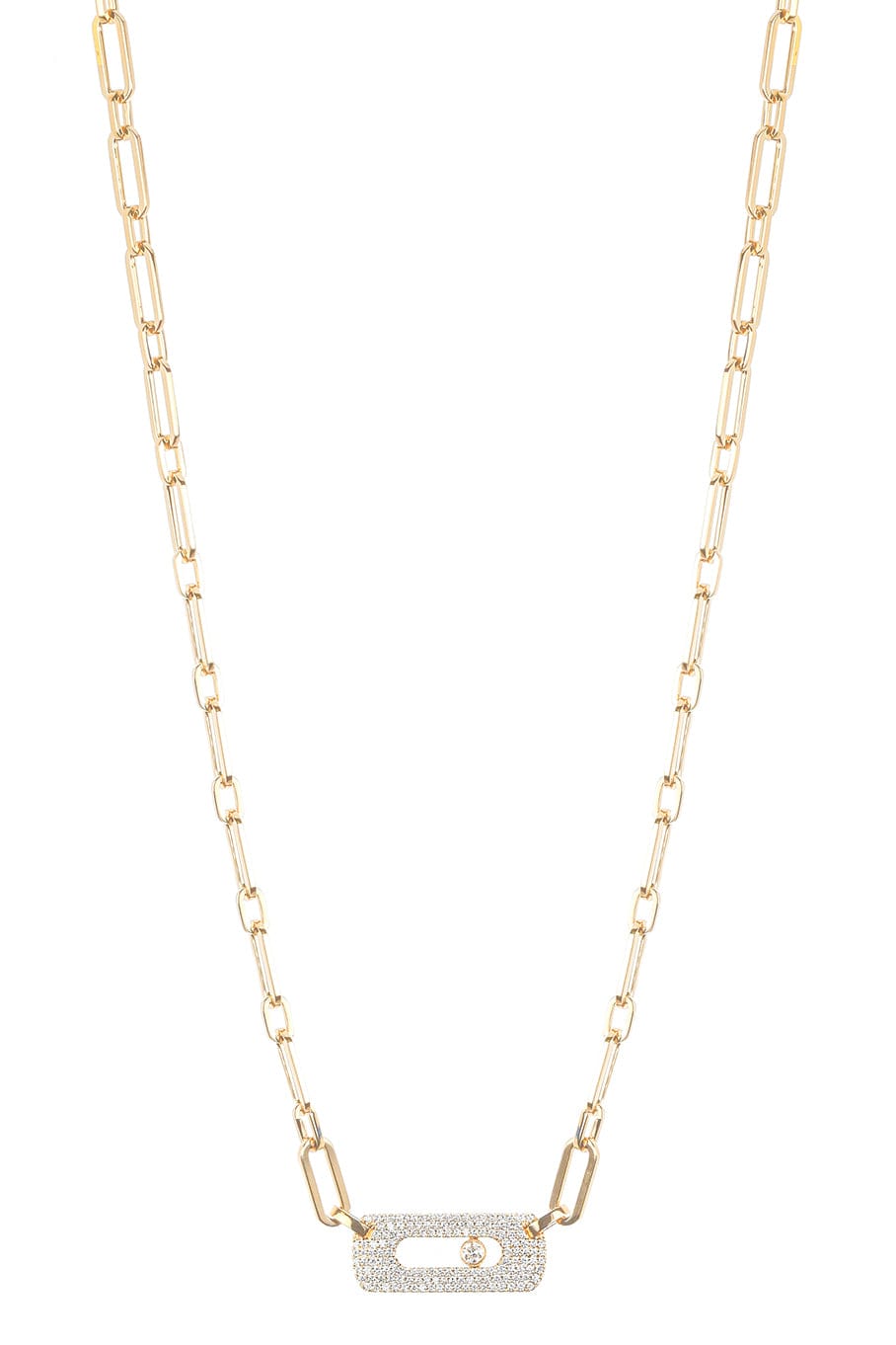 MESSIKA-My Move Curb Necklace-YELLOW GOLD