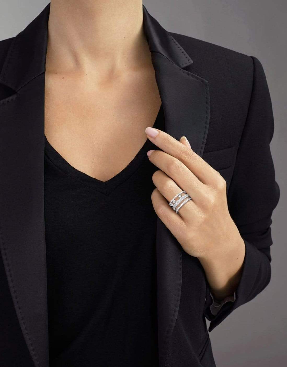 MESSIKA-Move Romane GM Pave Ring-