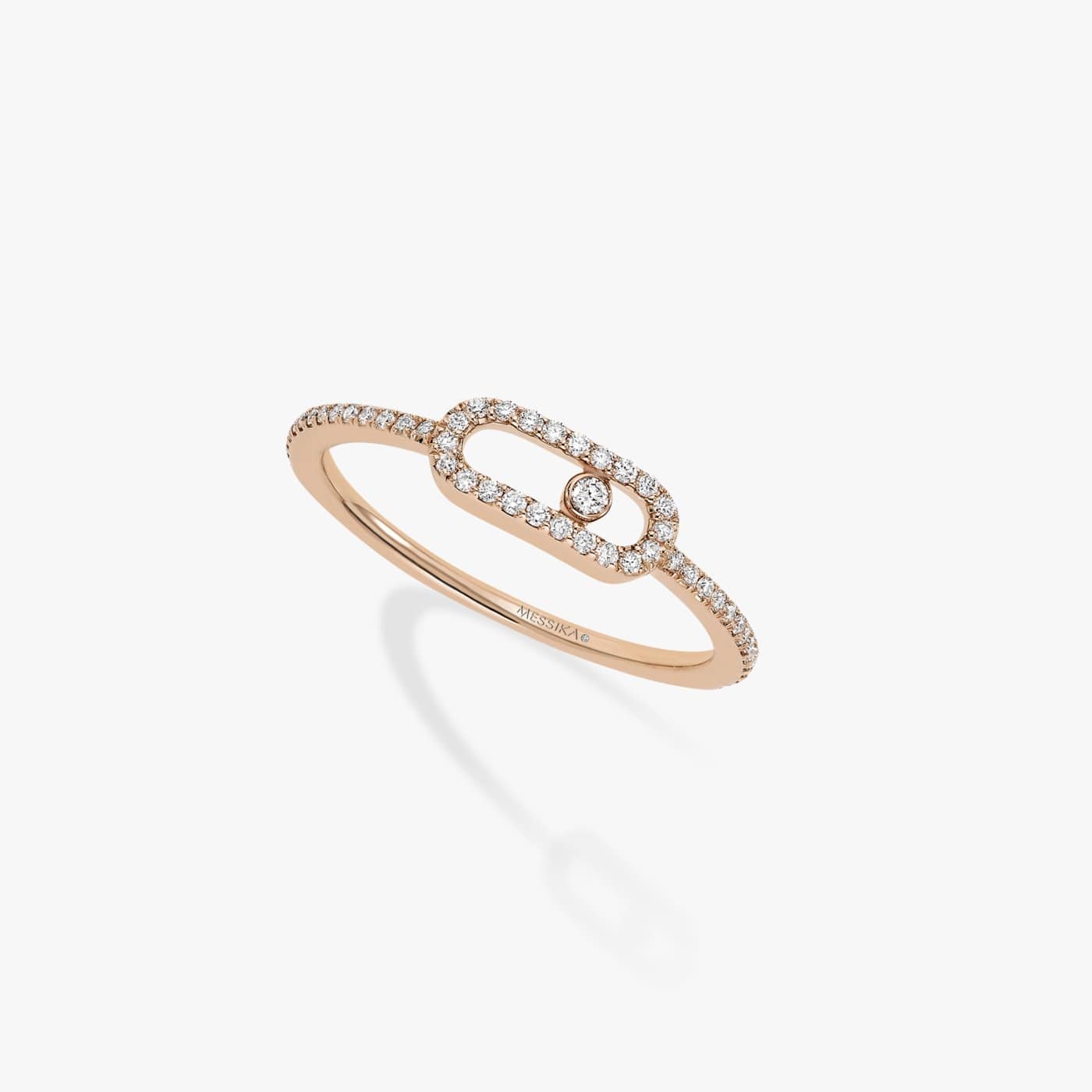 MESSIKA-Move Uno Pave Ring-ROSE GOLD
