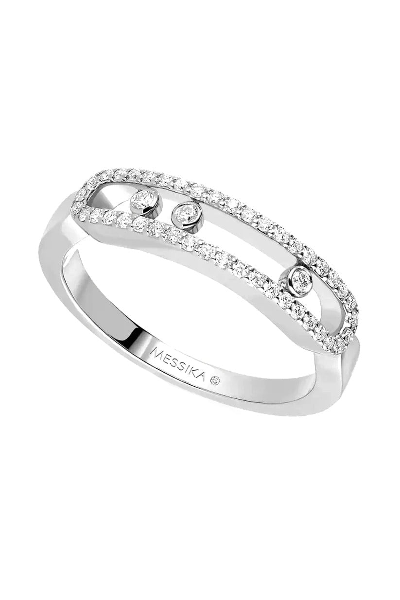 MESSIKA-Baby Move Pave Diamond Ring-WHITE GOLD