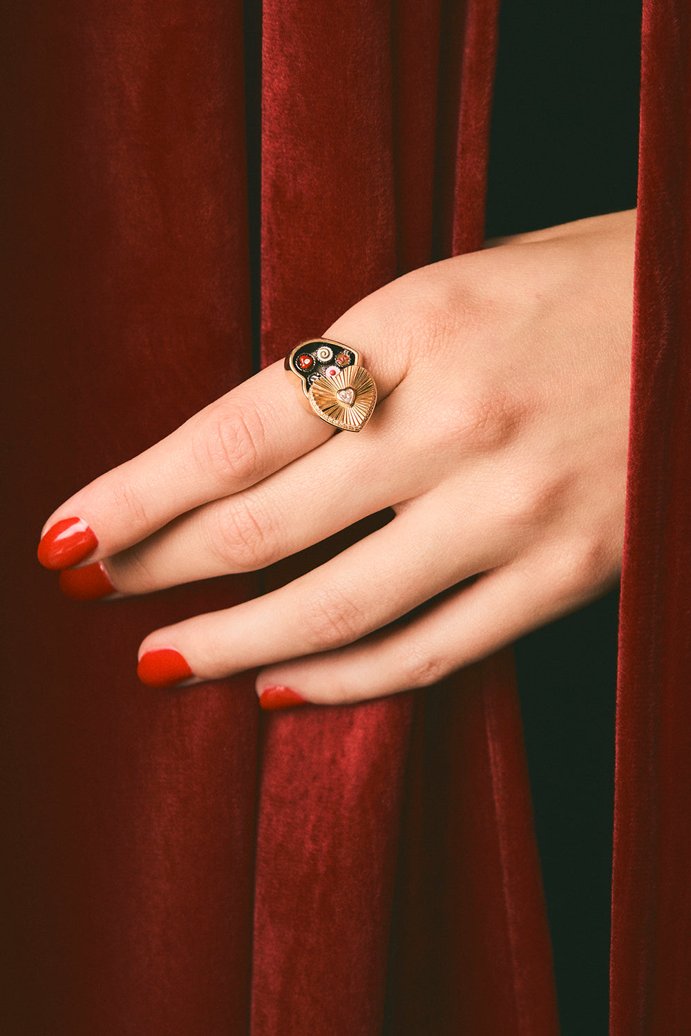 Diamond Sweet Life Locket Ring