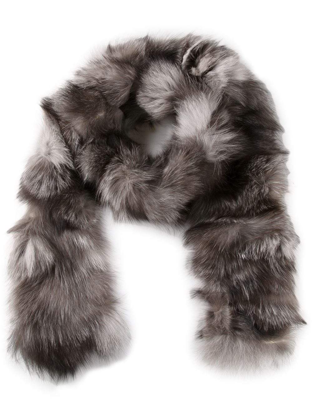 MICHAEL KORS-Fur Scarf-BANKER