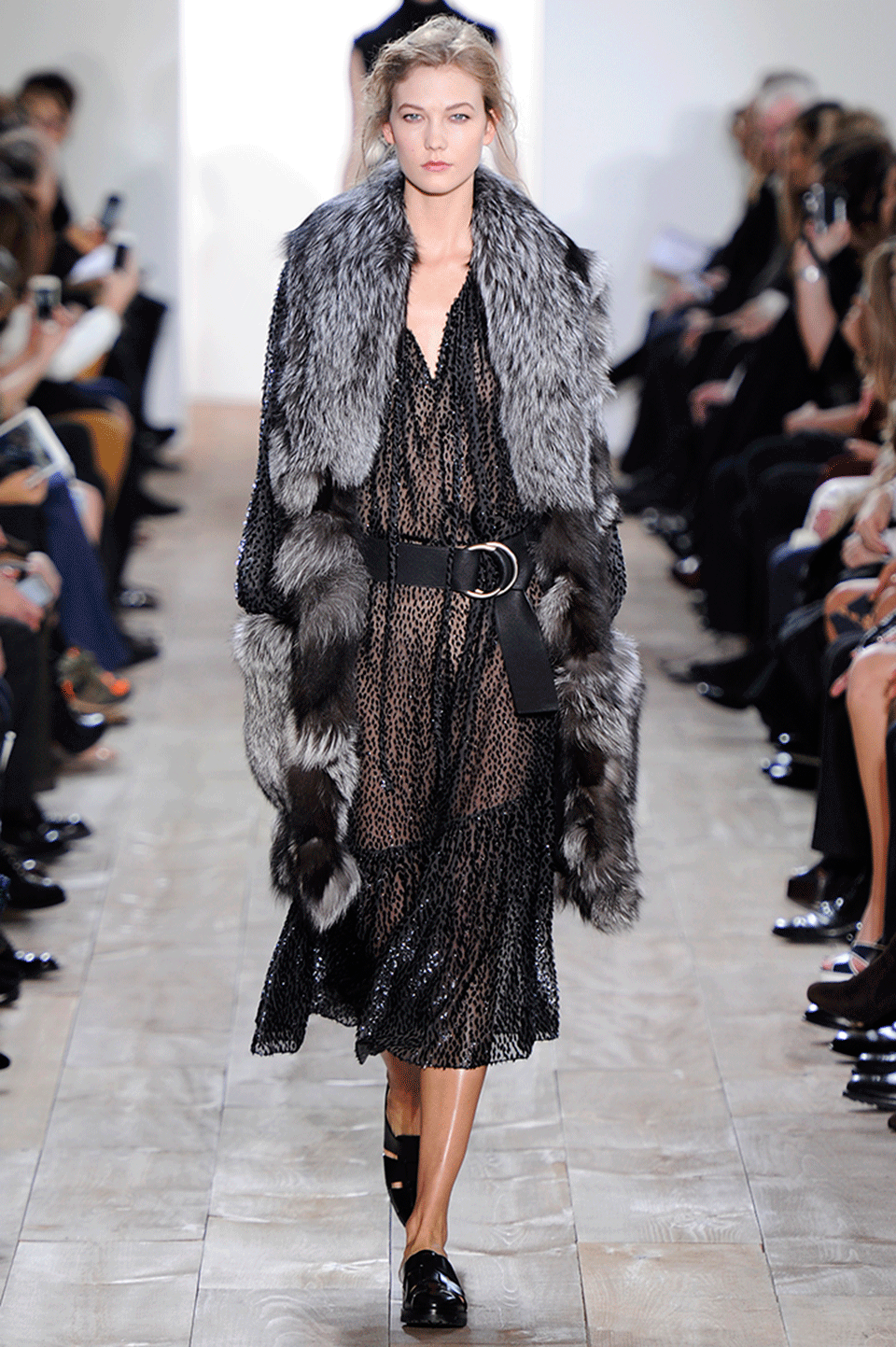 MICHAEL KORS-Fur Scarf-BANKER