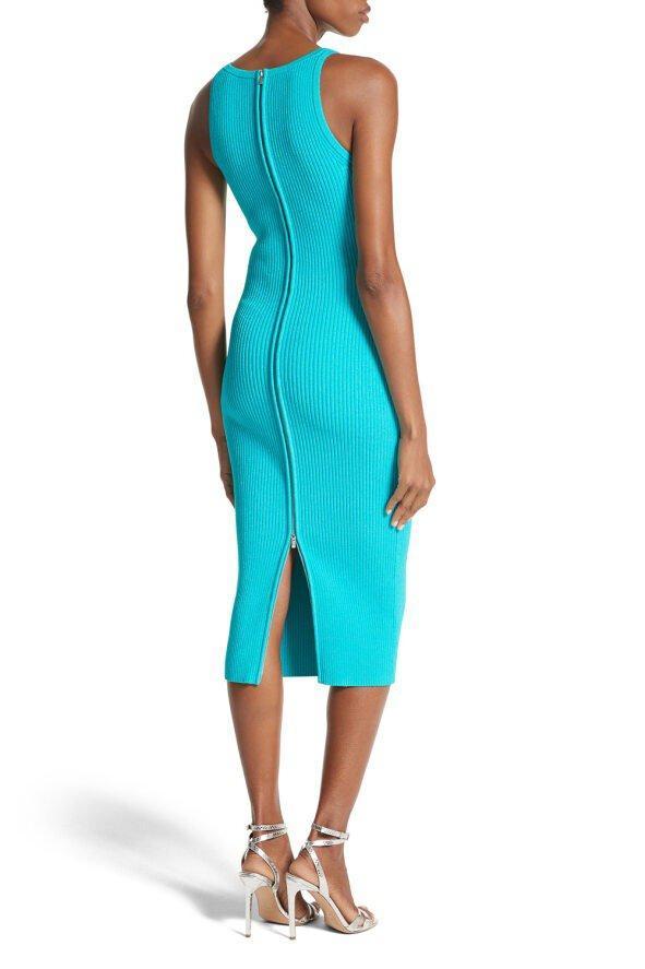 MICHAEL KORS-Ribbed Sheath Dress-
