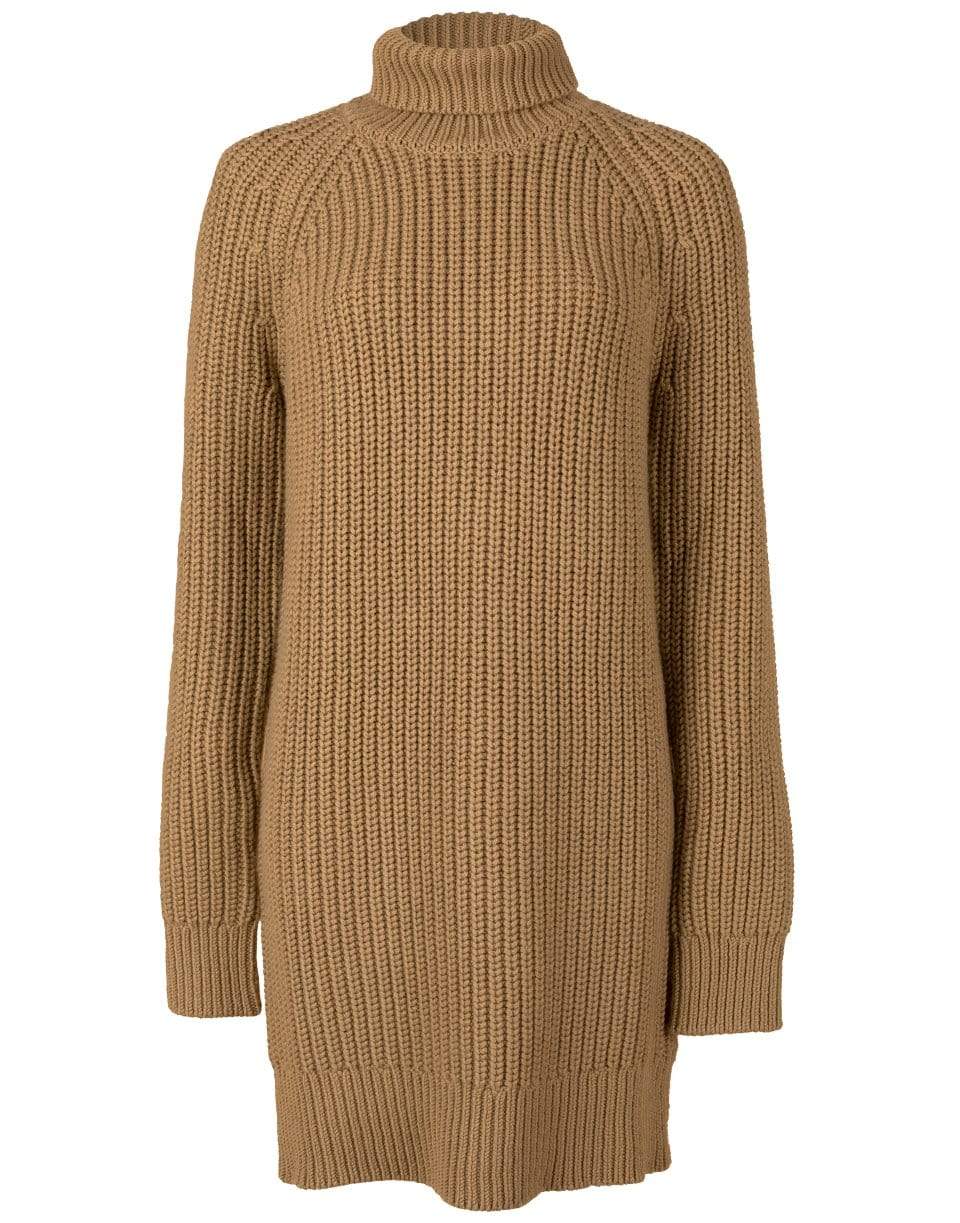 MICHAEL KORS-Shaker Turtleneck Dress - Barley-