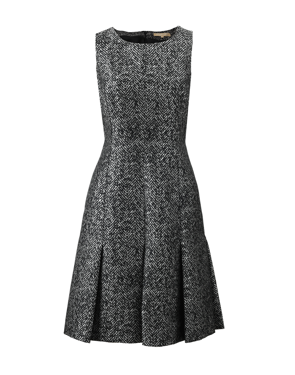 MICHAEL KORS-Pleat Bottom Sheath-