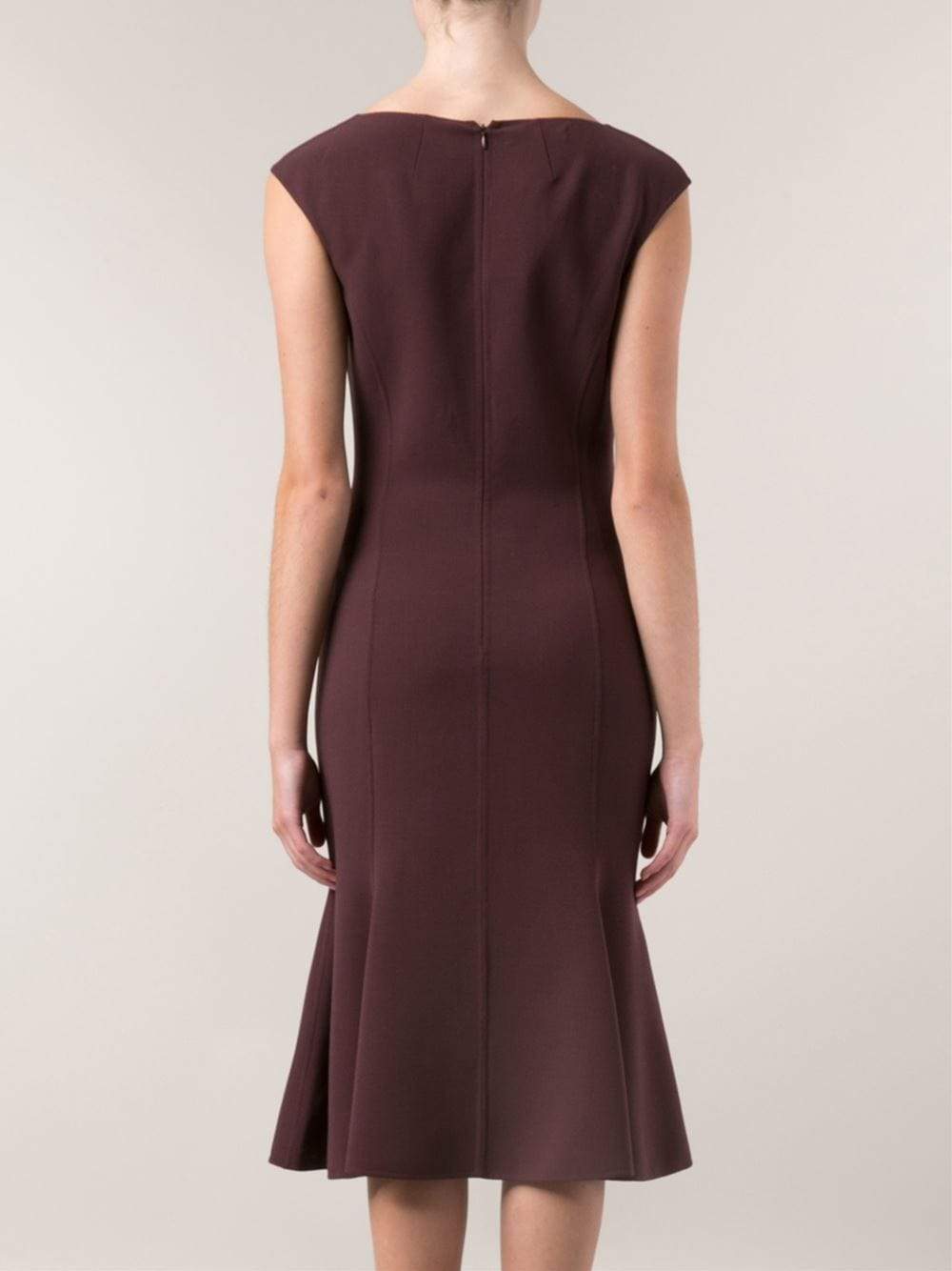 MICHAEL KORS-V-Neck Fitted Dress-