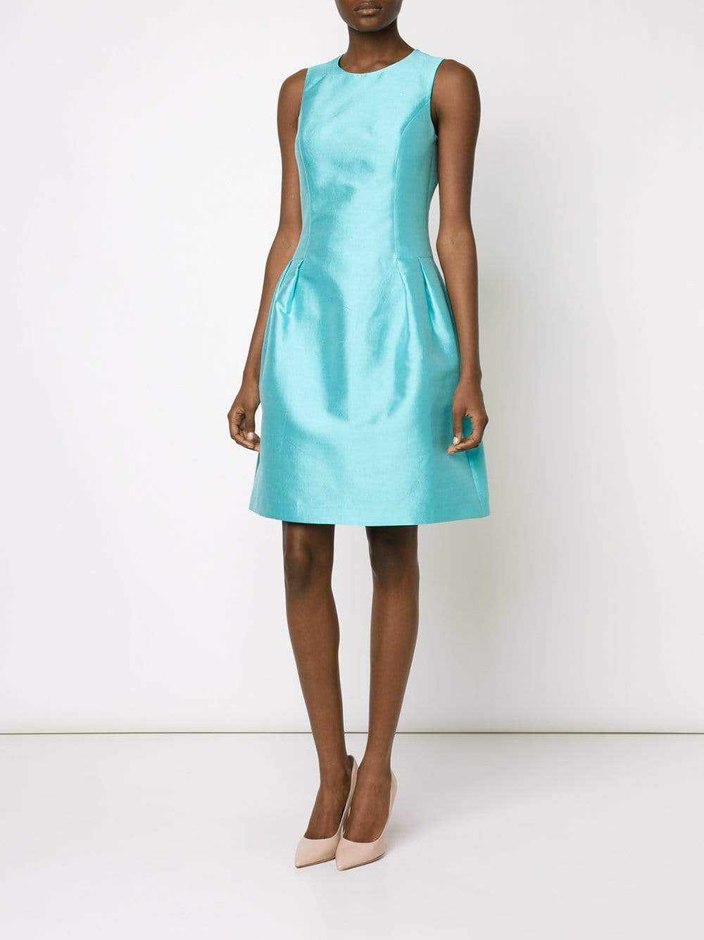 MICHAEL KORS-Shantung Bell Dress-