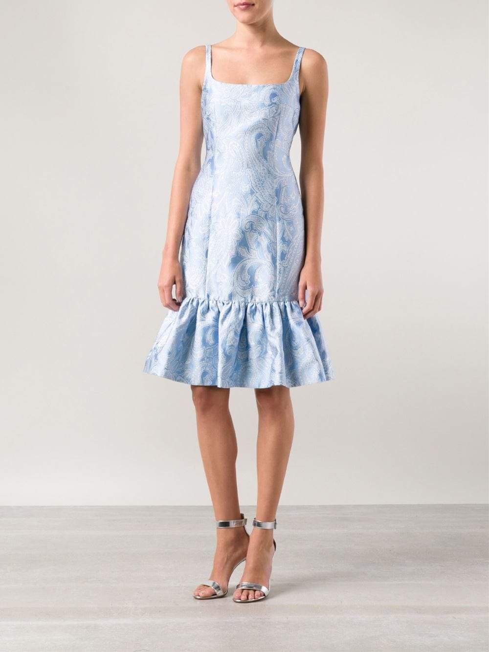 MICHAEL KORS-Flounce Tank Dress-