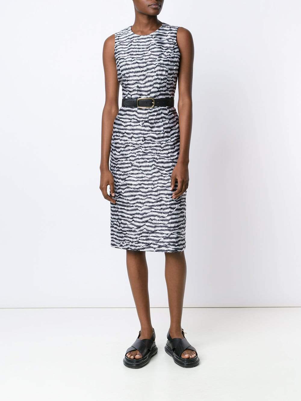 MICHAEL KORS-Textured Sheath Dress-