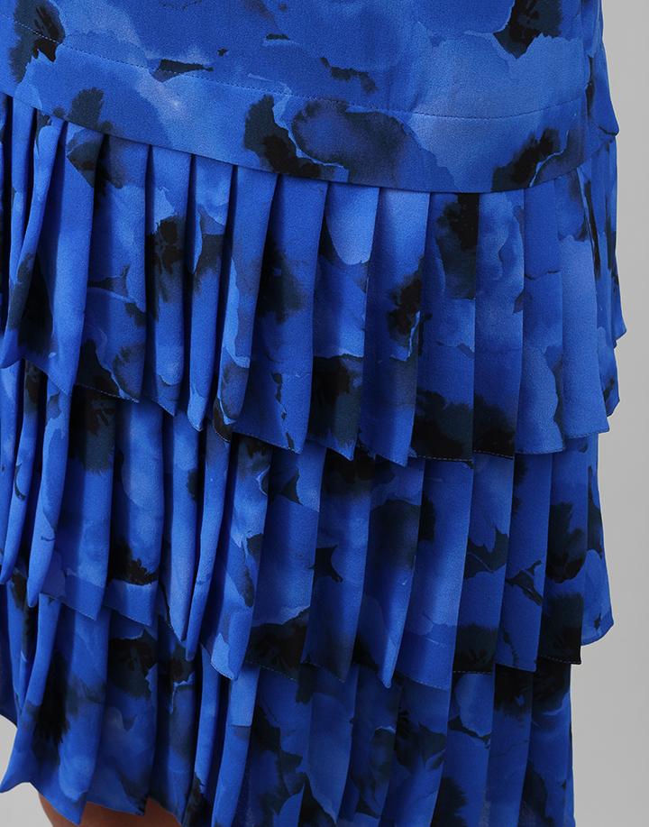 MICHAEL KORS-Tier Pleated Dress-