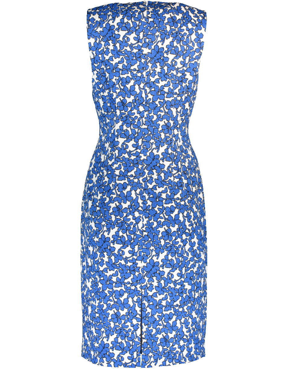 MICHAEL KORS-Floral Outline Dress-