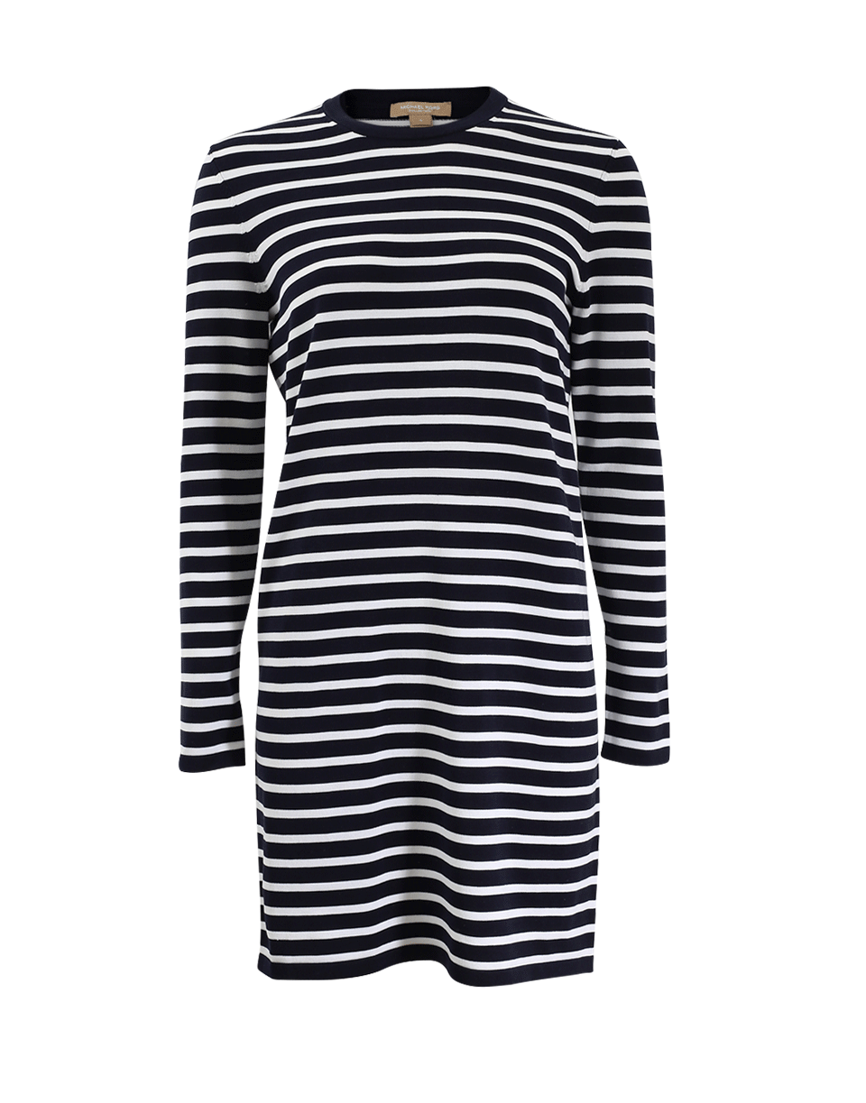MICHAEL KORS-Striped Tee Shirt Dress-