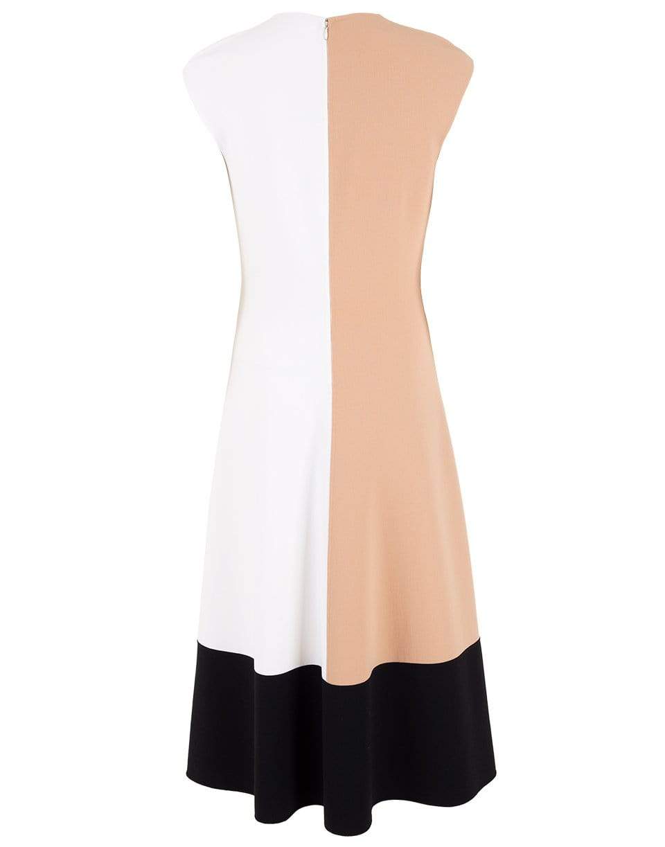 MICHAEL KORS-Colorblock Long Dress-MULTI
