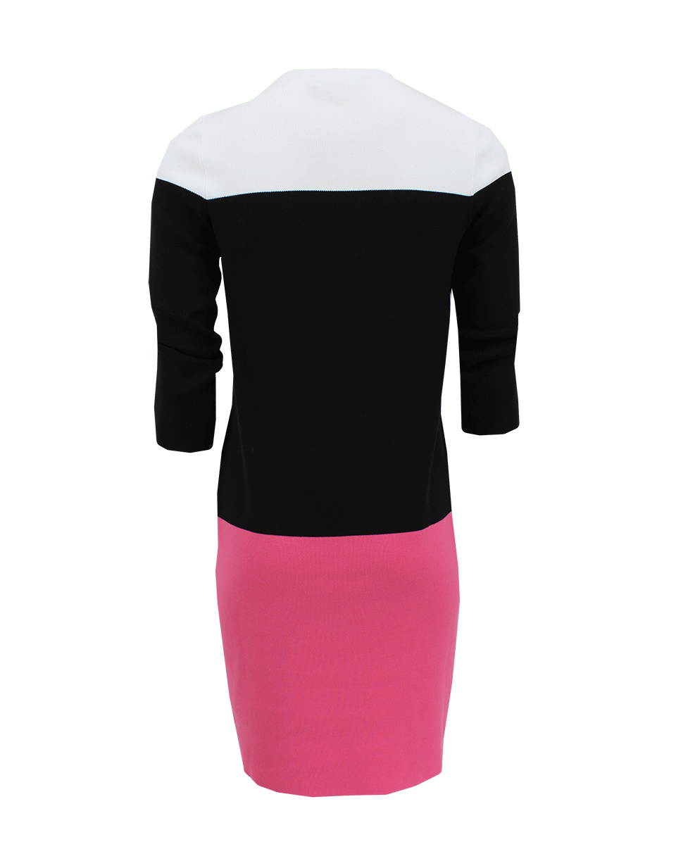 MICHAEL KORS-Color Block Crew Dress-