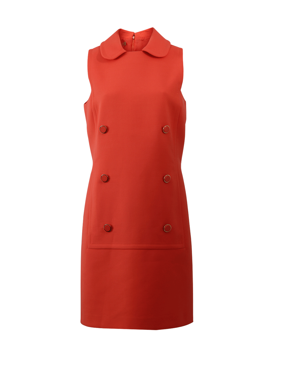 MICHAEL KORS-Double Breasted Shift Dress-