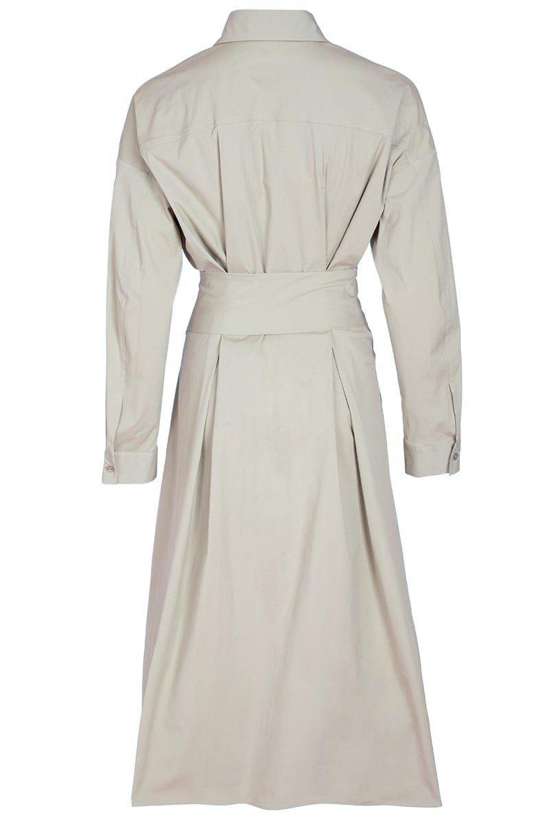 MICHAEL KORS-Long Sleeve Shirt Dress-