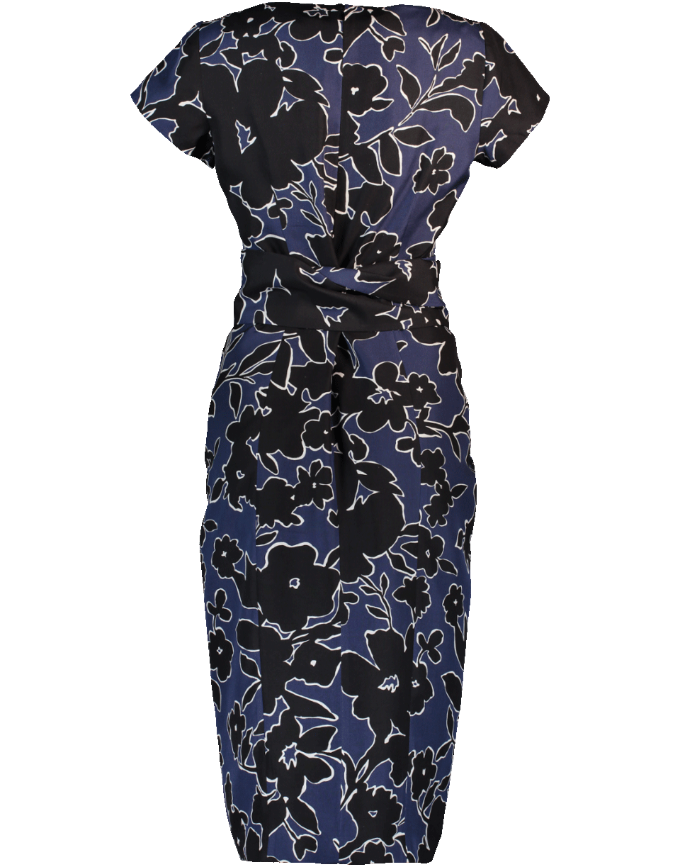 MICHAEL KORS-Sarong Dress With Sash-