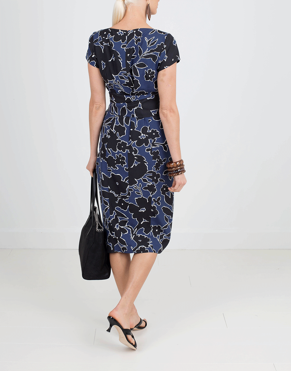MICHAEL KORS-Sarong Dress With Sash-