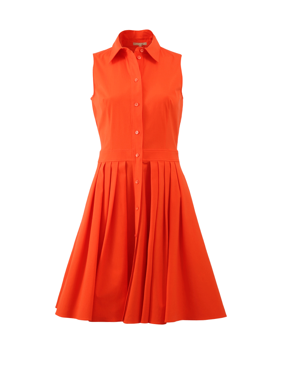 MICHAEL KORS-Pleated Shirtdress-