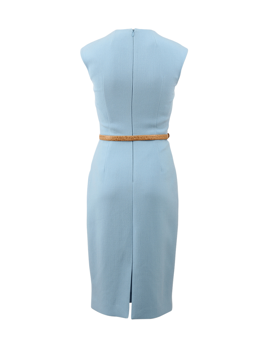 MICHAEL KORS-Belted Sheath Dress-