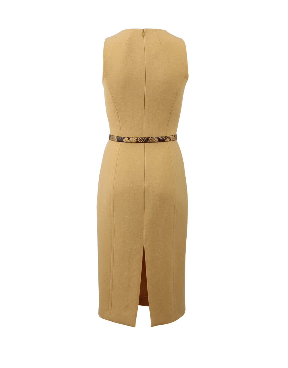 MICHAEL KORS-Belted Sheath Dress-