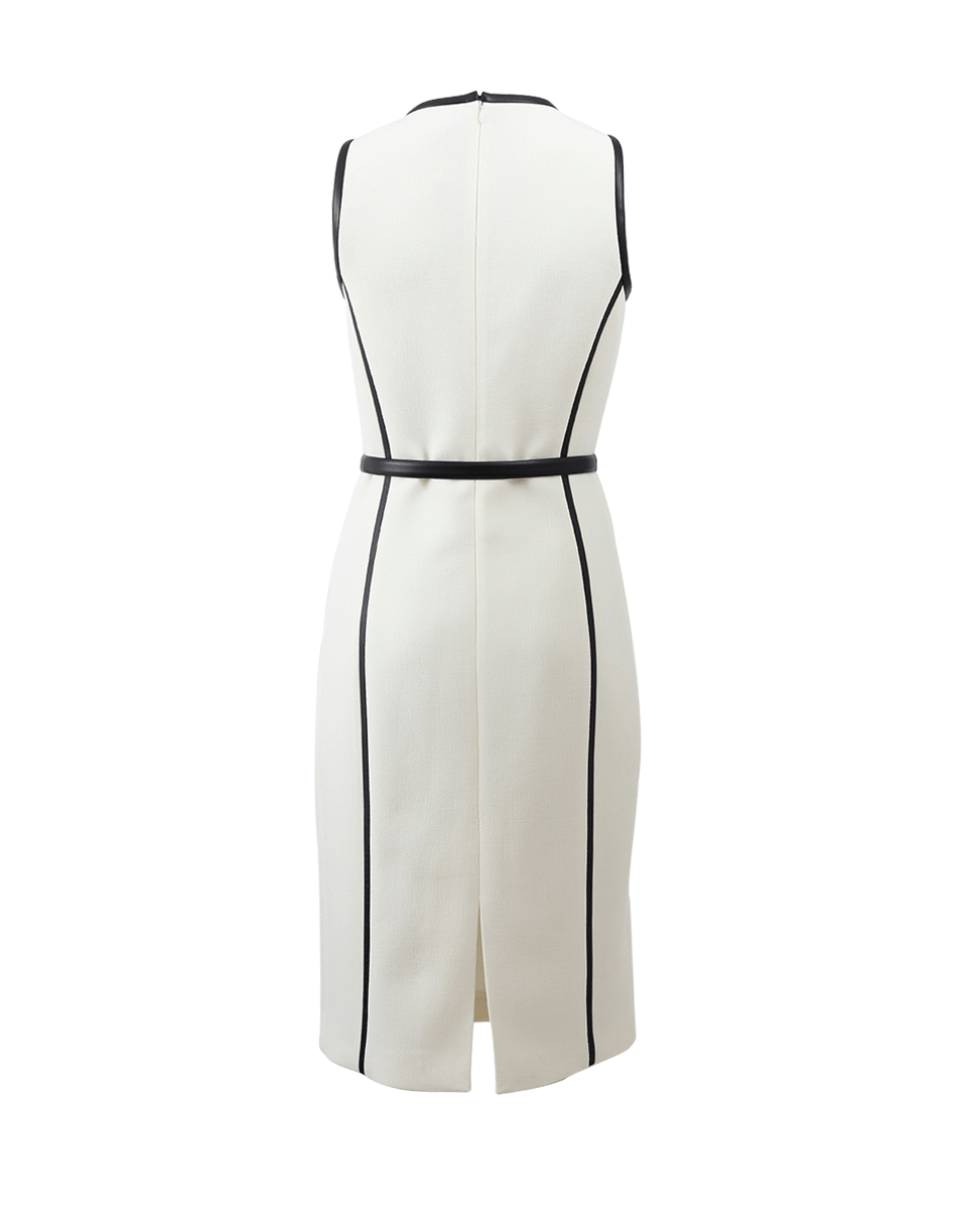 MICHAEL KORS-Belted Leather Seam Sheath-