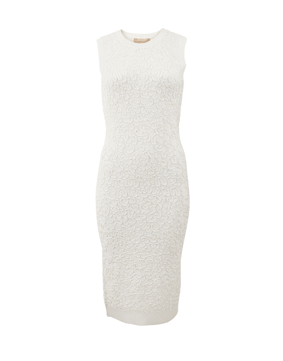 MICHAEL KORS-Soutache Embroidered Sheath Dress-