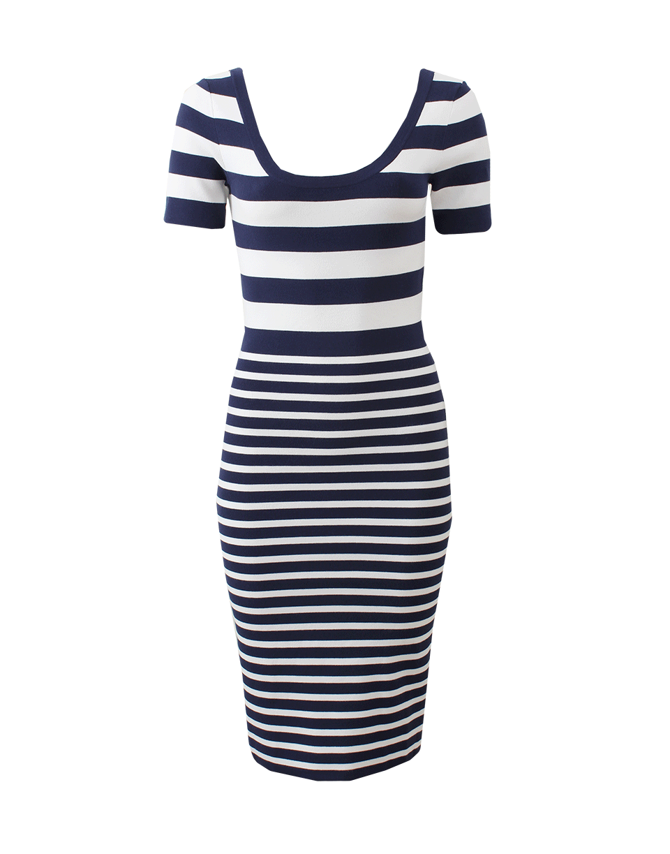 MICHAEL KORS-Mixed Stripe Dress-