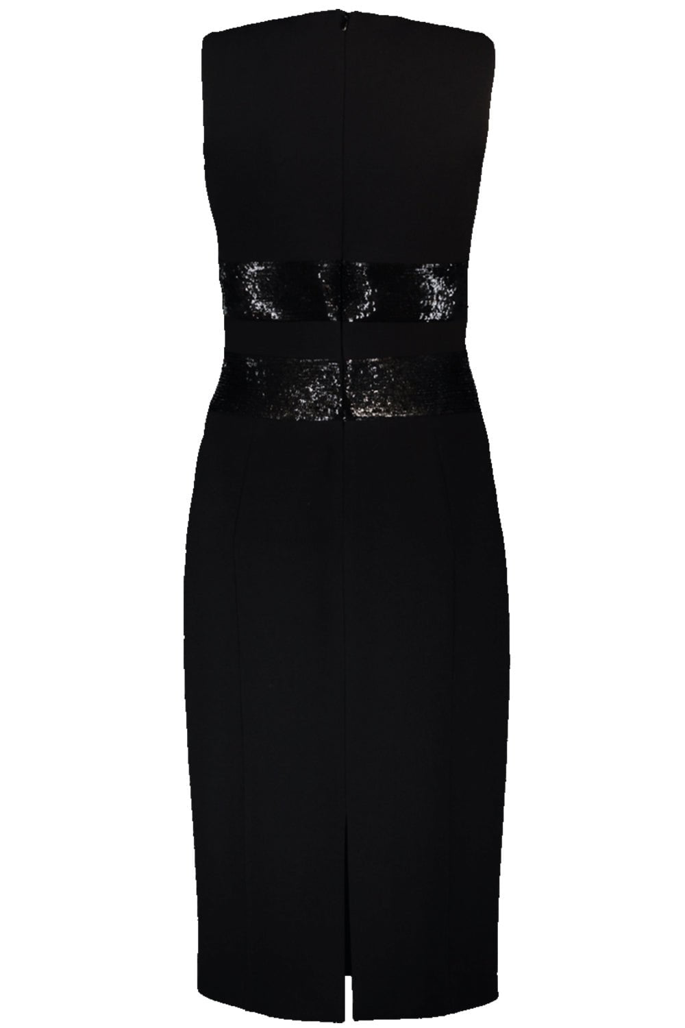 MICHAEL KORS-Contrast Paillette X-Sheath Dress-