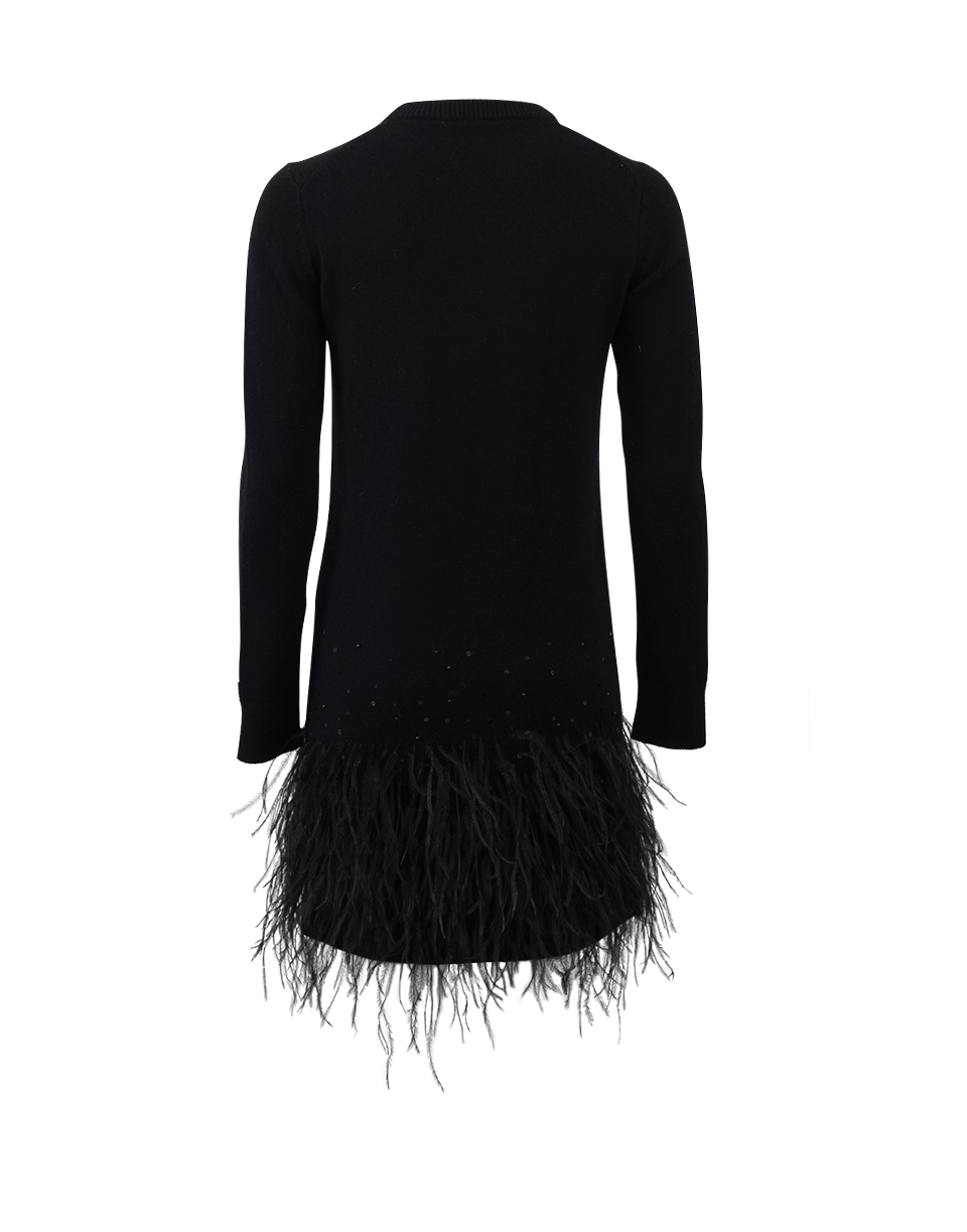 Feather Embroidered Sweater Dress MICHAEL KORS Marissa Collections