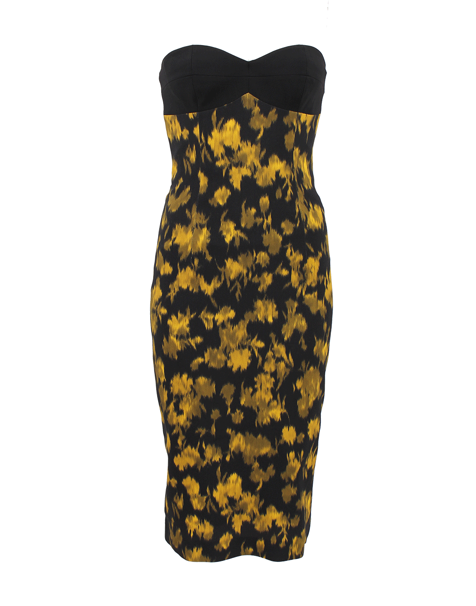 MICHAEL KORS-Strapless Tissue Crepe Sheath Dress-