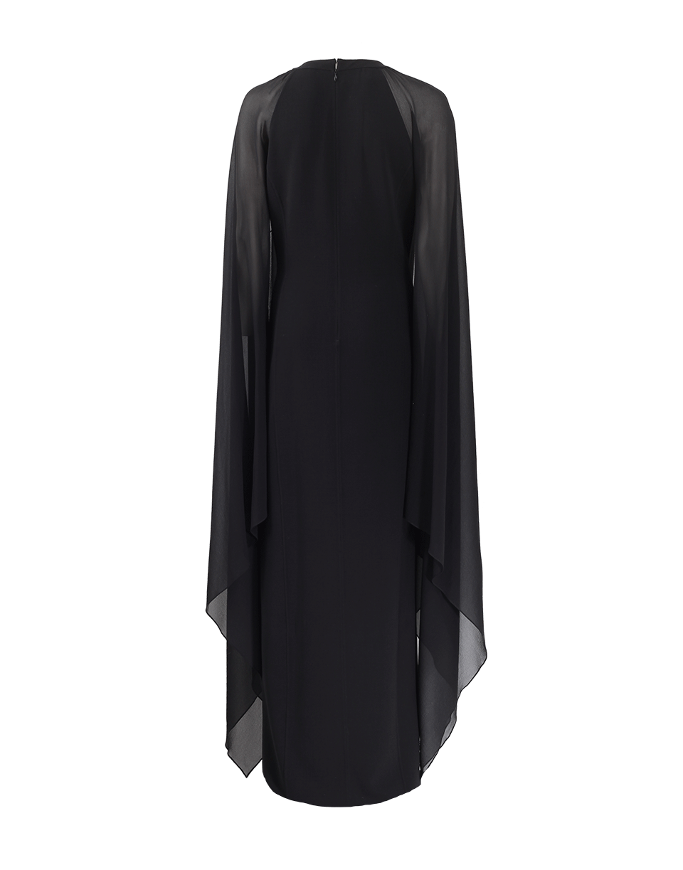 MICHAEL KORS-Cape Gown-BLACK