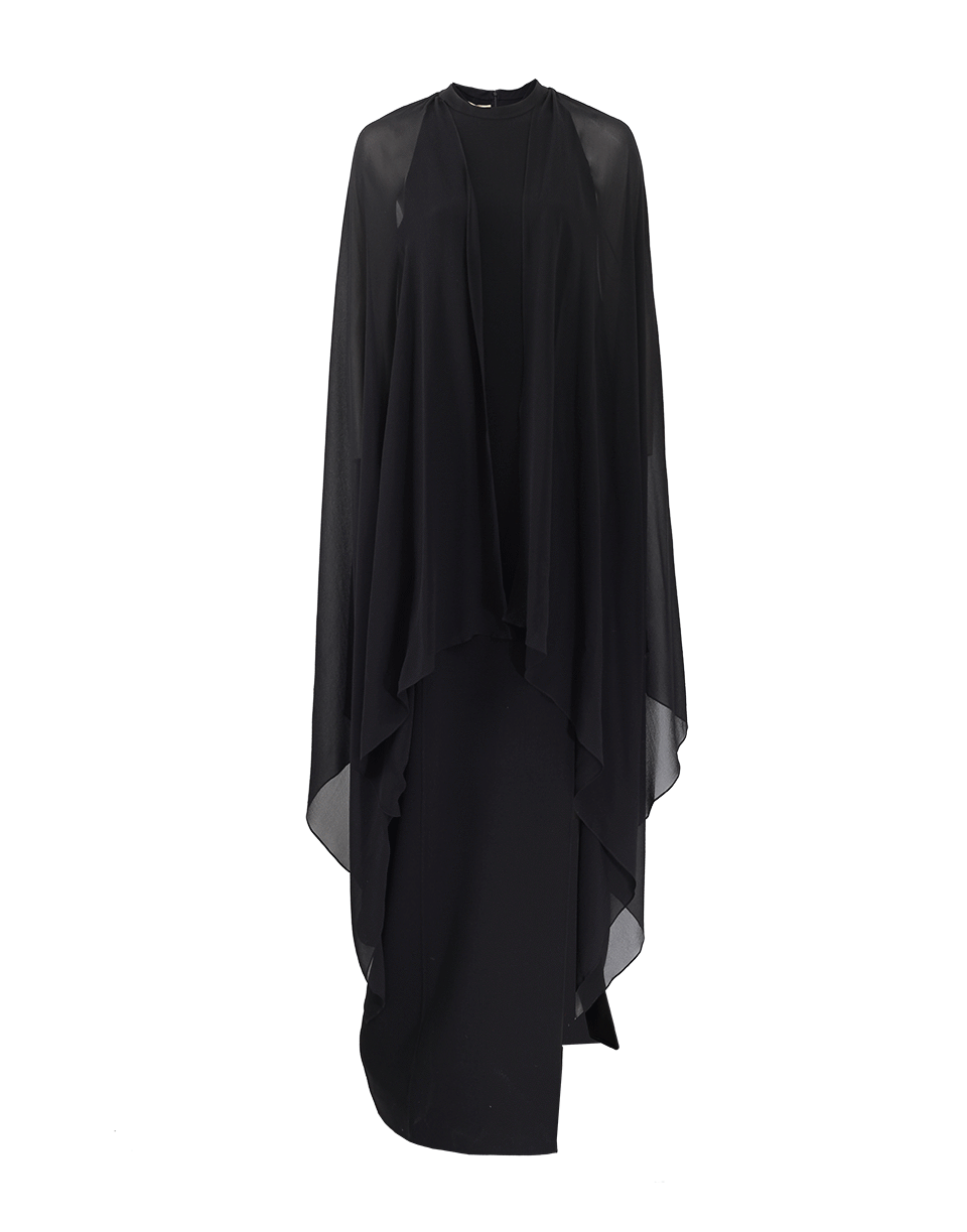 MICHAEL KORS-Cape Gown-BLACK