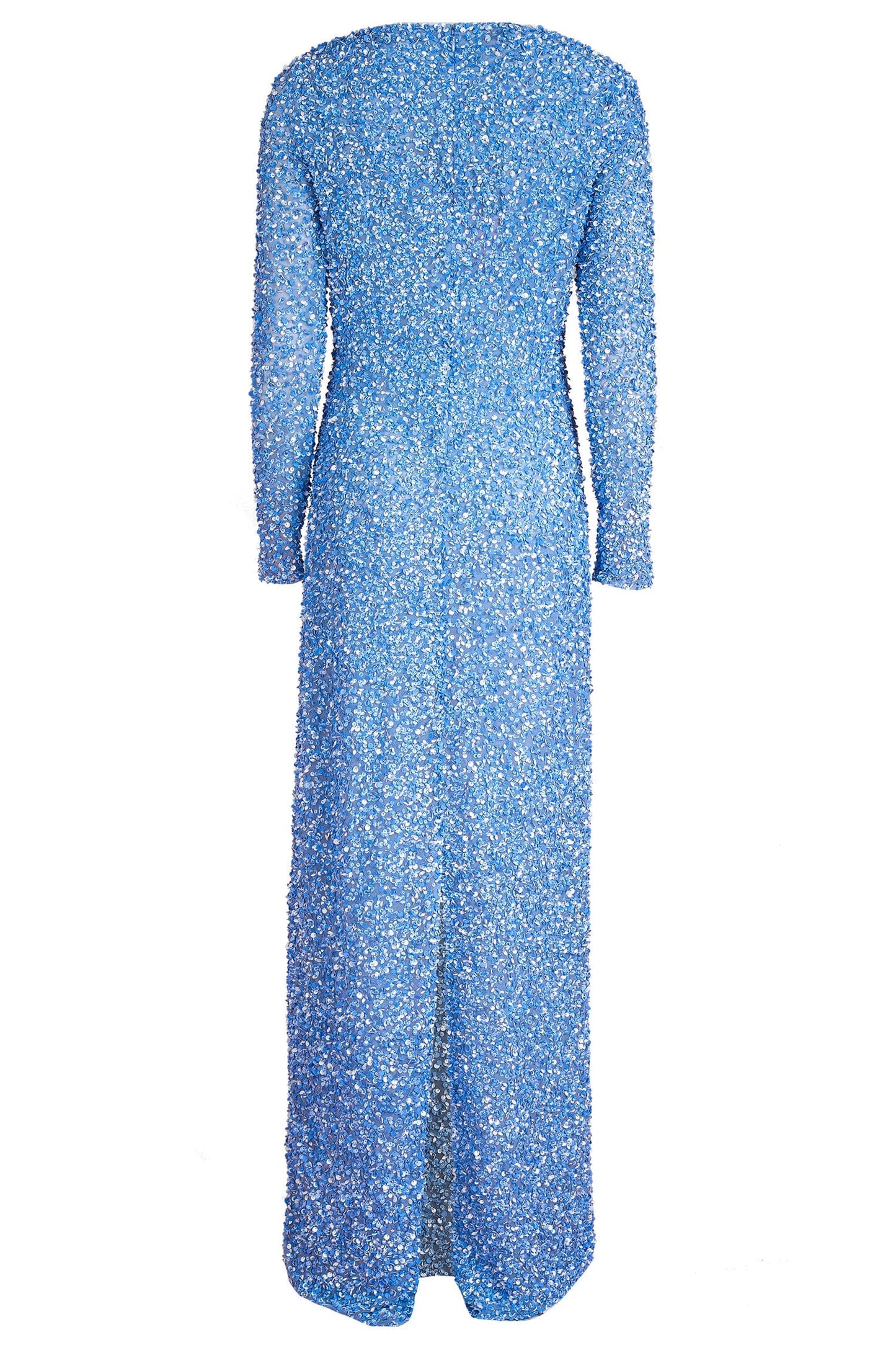 MICHAEL KORS-Floral Embellished Boatneck Gown-