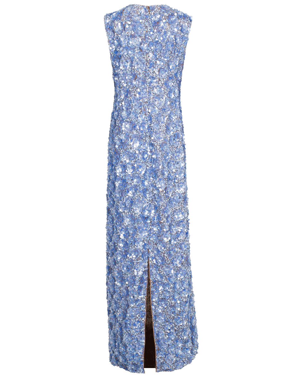 MICHAEL KORS-Floral Paillette Gown-