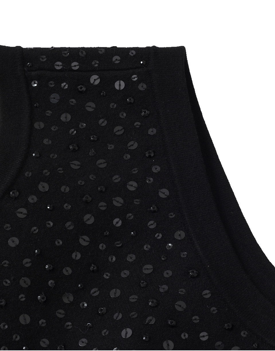 MICHAEL KORS-Beaded Peplum Dress-