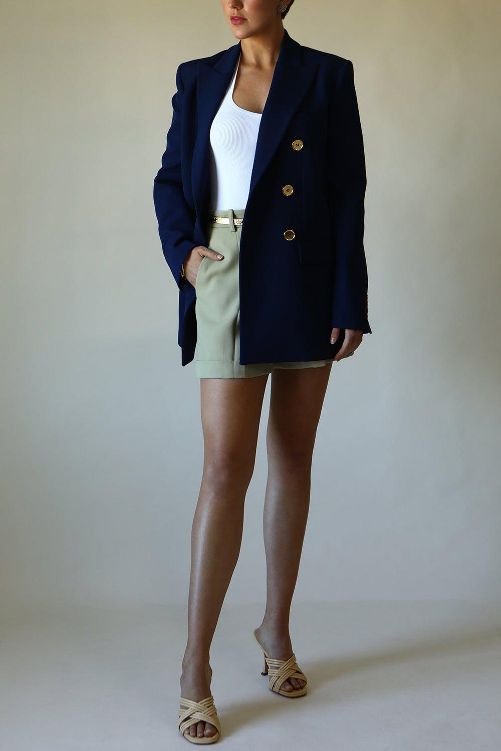 MICHAEL KORS-Double Breasted Blazer-
