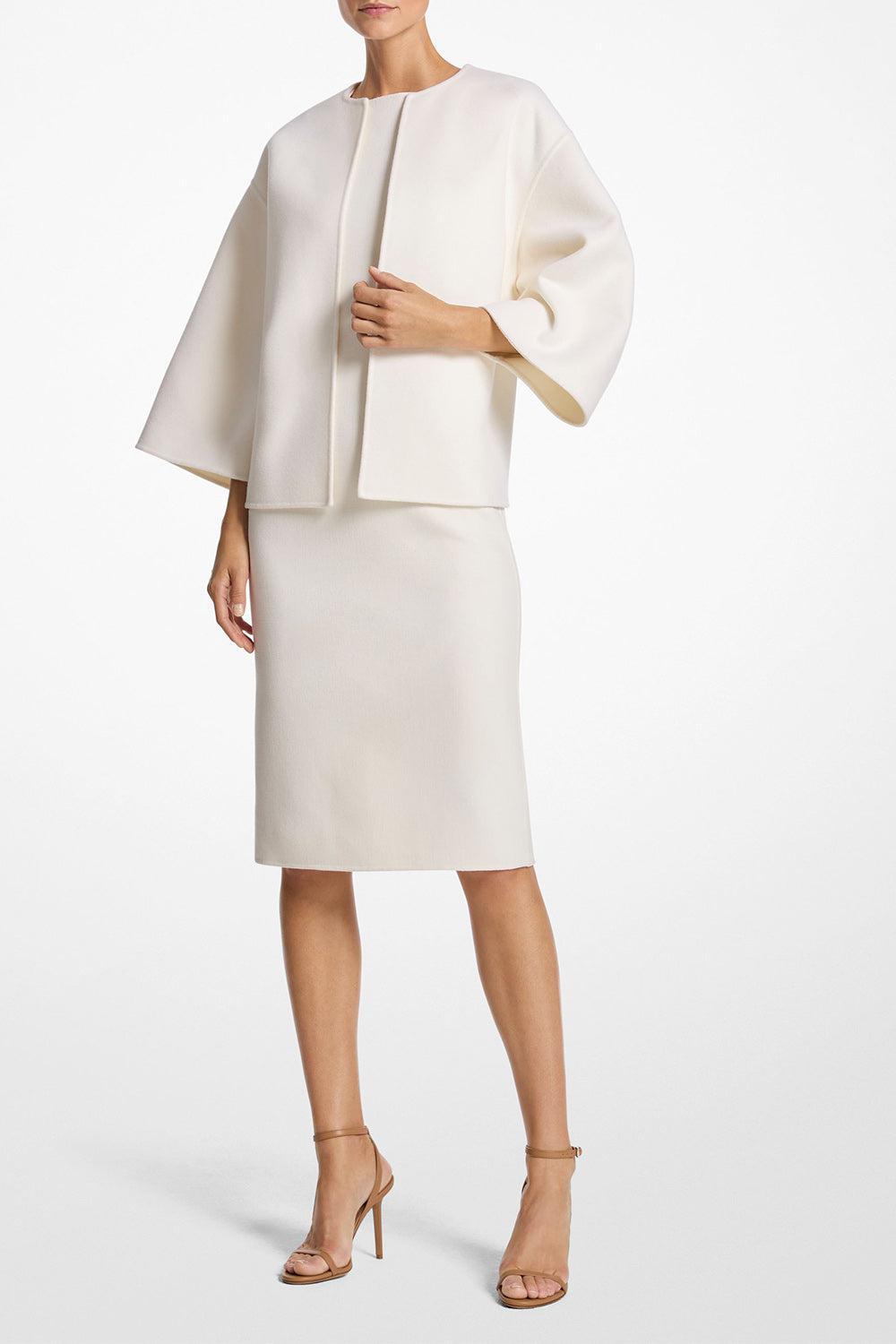 MICHAEL KORS COLLECTION-Crewneck Kimono Jacket-
