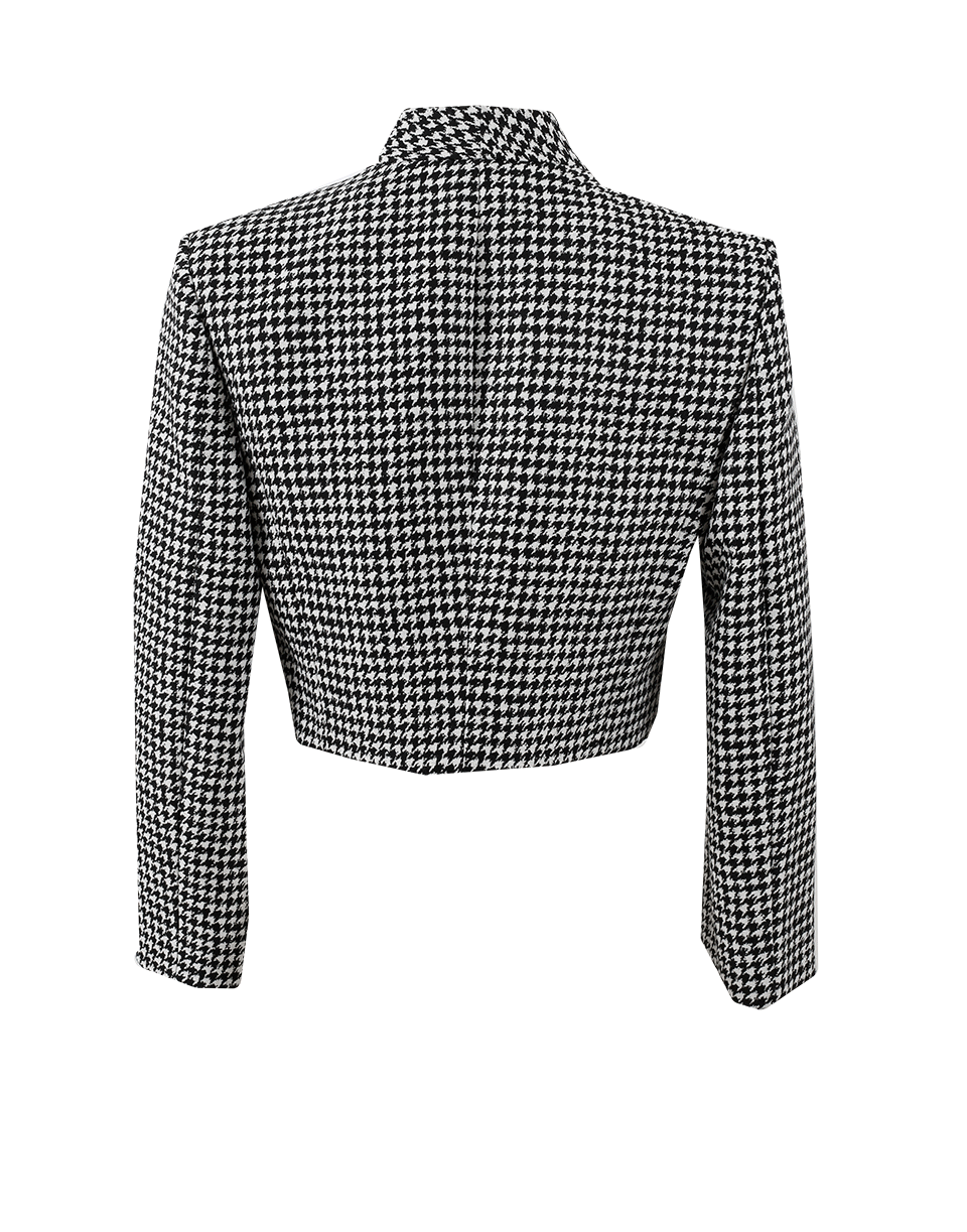 MICHAEL KORS-Dogtooth Print Jacket-