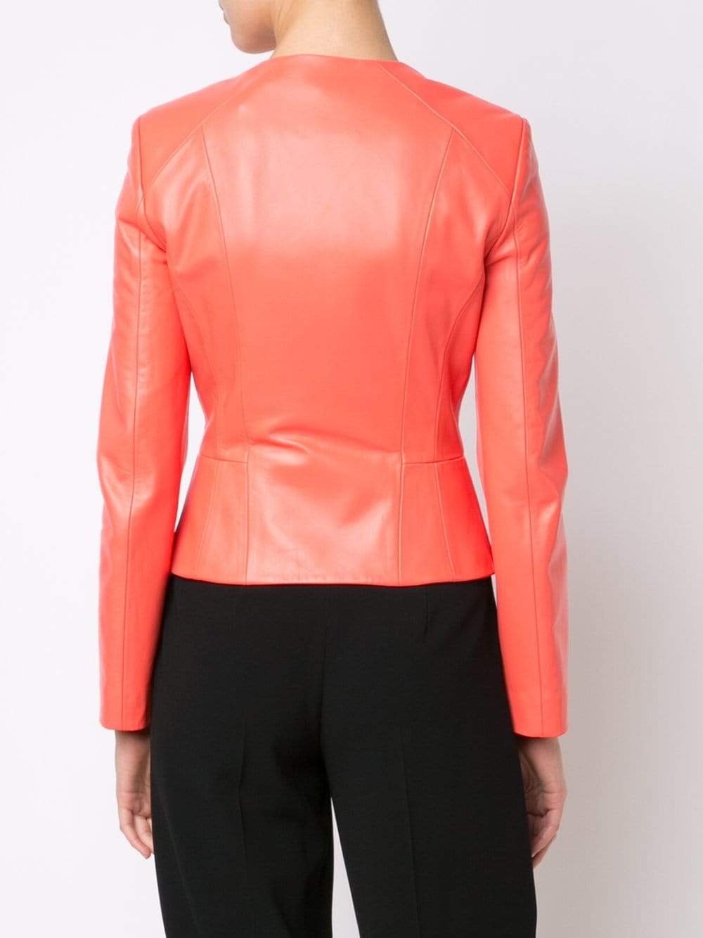 MICHAEL KORS-Leather Jacket-