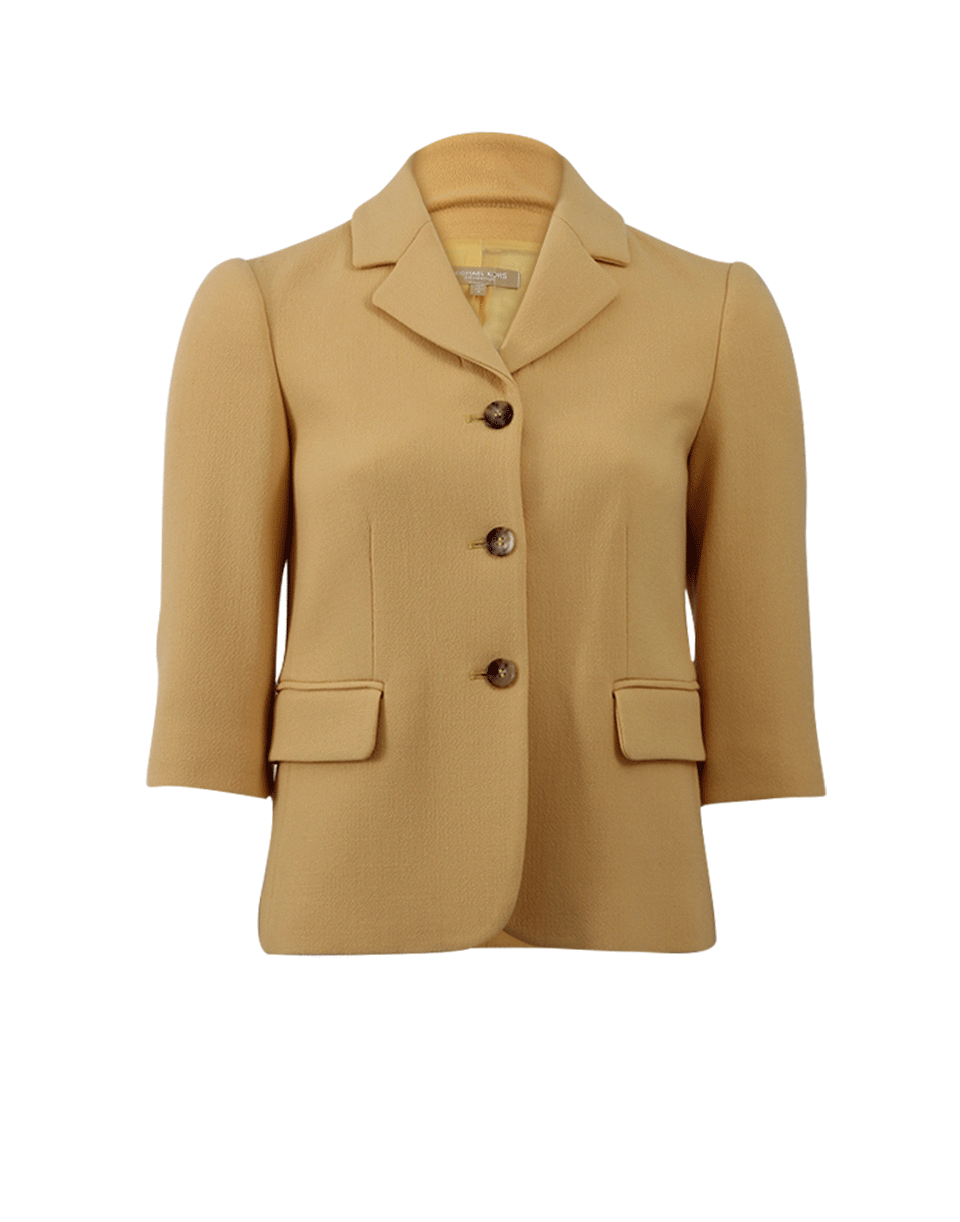 MICHAEL KORS-Cropped Suit Jacket-