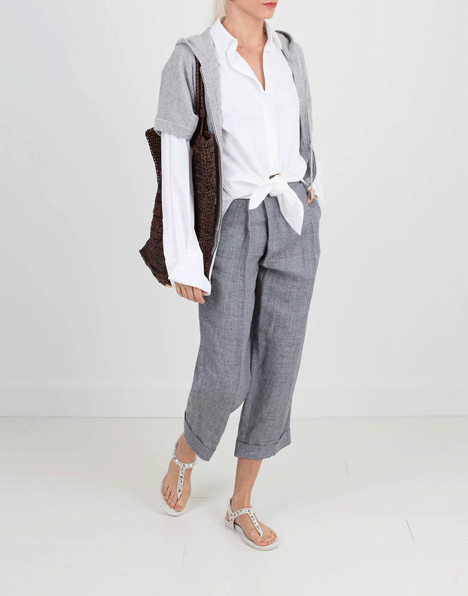 MICHAEL KORS-Cross Front Crop Trouser-